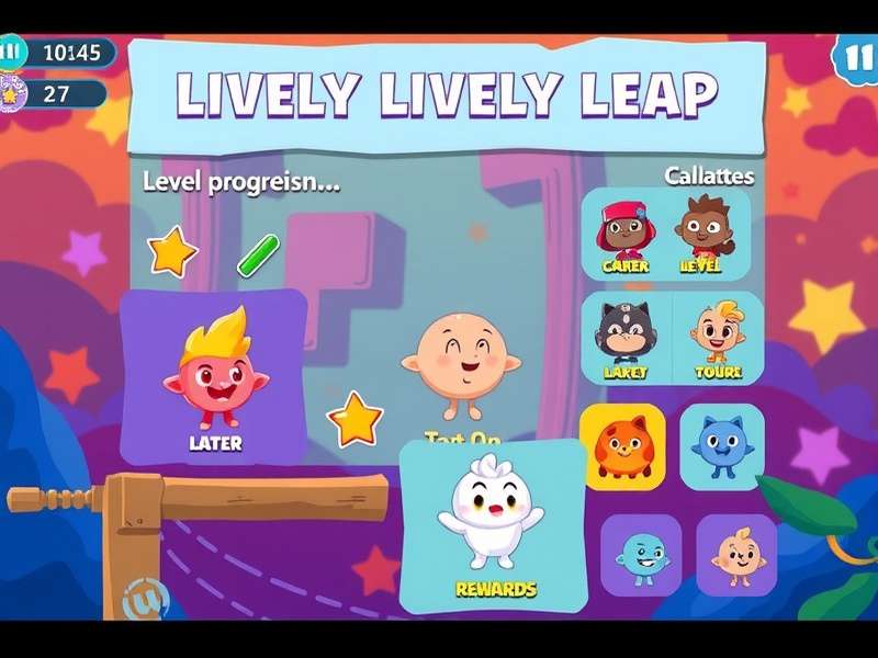 Lively Lively Leap level progression and reward system