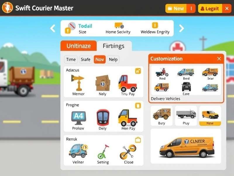 Swift Courier Master vehicle customization options