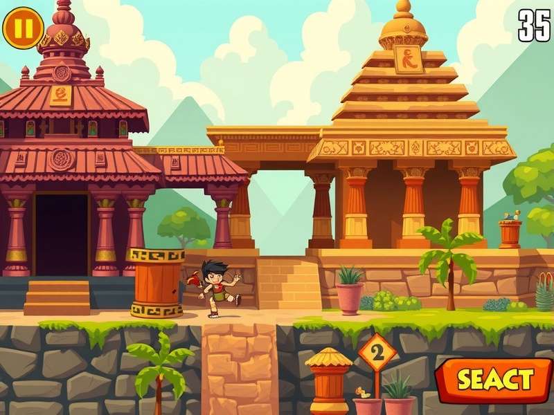 Ancient Temple Run character selection screen