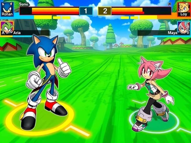 Aria character from Hyper Sonic Striker