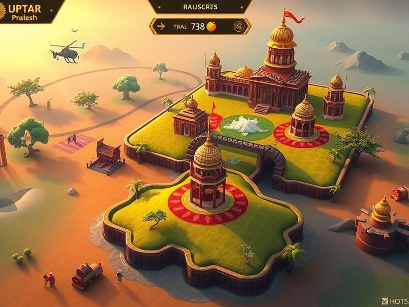 Uttar Pradesh Uproar cultural festival event showing vibrant colors and celebrations