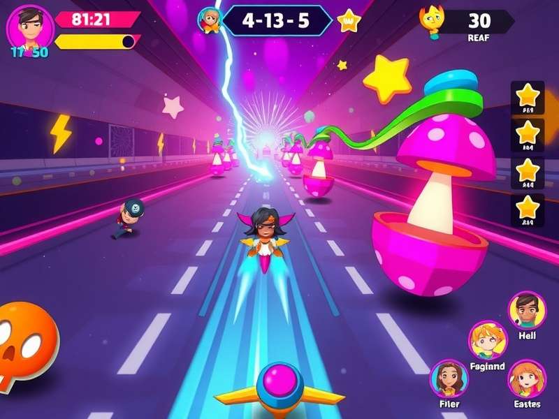 Holi Lightning Dash community event celebration