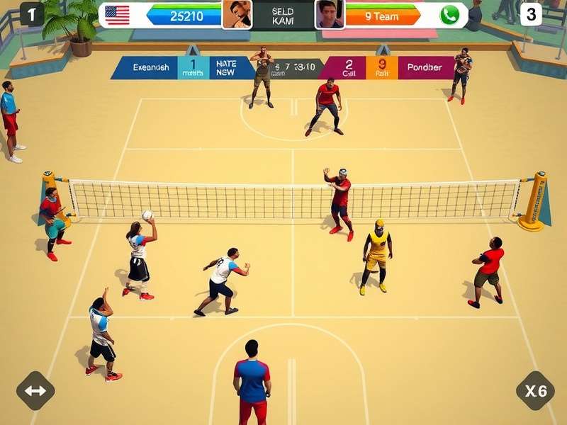 Mumbai Magic Volley strategy diagram showing player formations