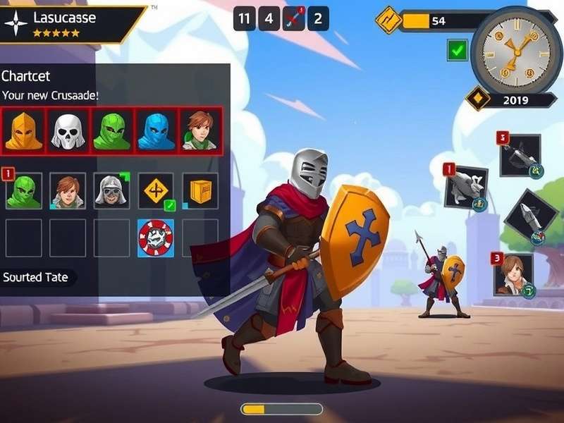 Lassi Crusade Hero gameplay screenshot showing character in action
