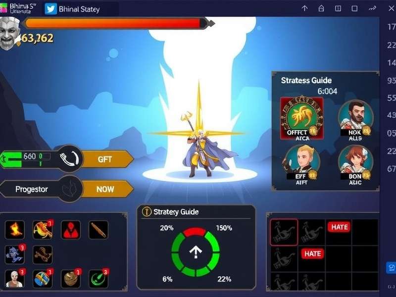 Bhima S Ultimate Strife character progression interface