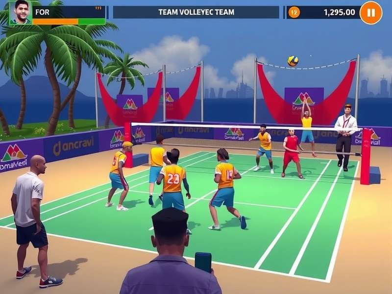 Mumbai Magic Volley development team working on game design