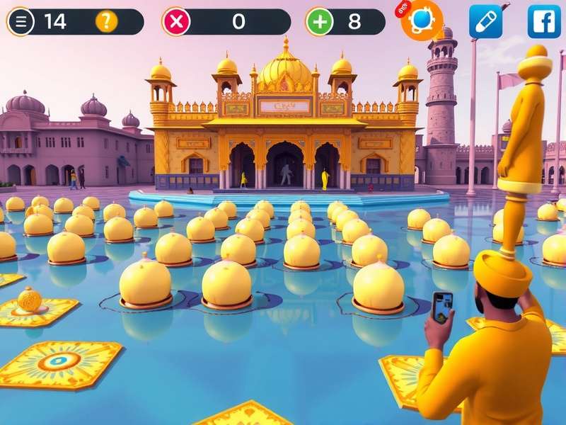 Harmandir Sahib Memory Match gameplay screenshot