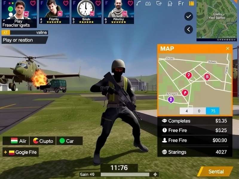 Free Fire Bharat Soldier character selection screen