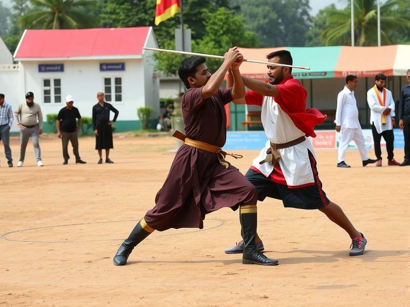 Training session for Bihar Braveheart Battle showing various techniques and exercises