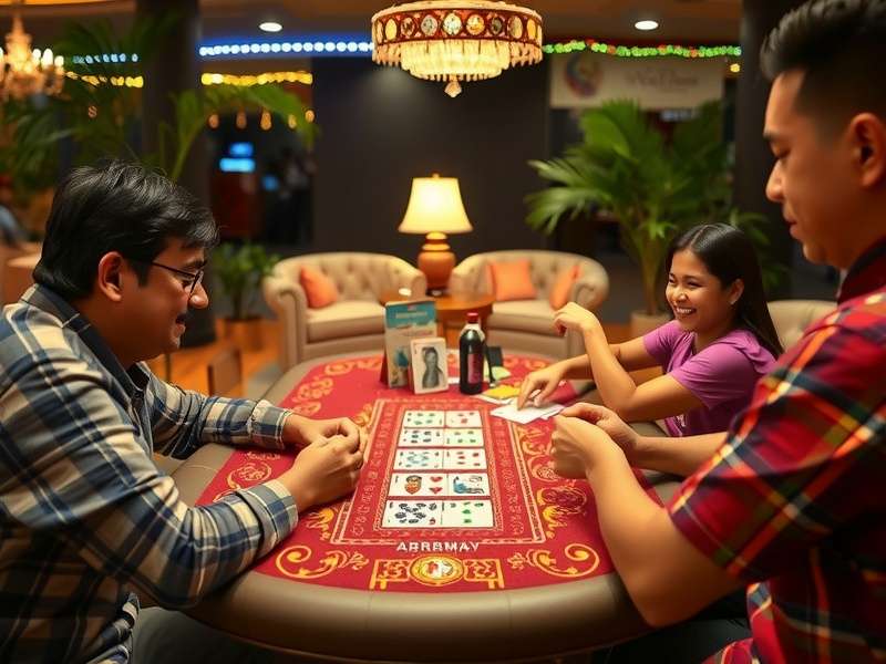 Incredible India Rummy card game setup