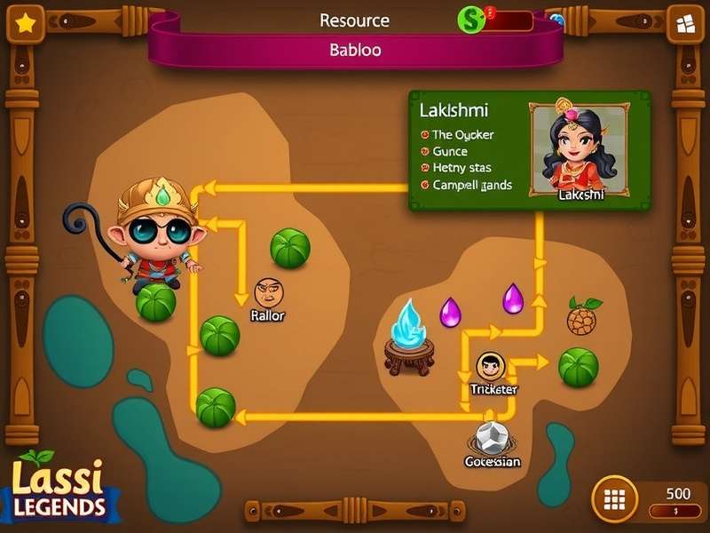 Lakshmi the Guardian character from Lassi Land Legends