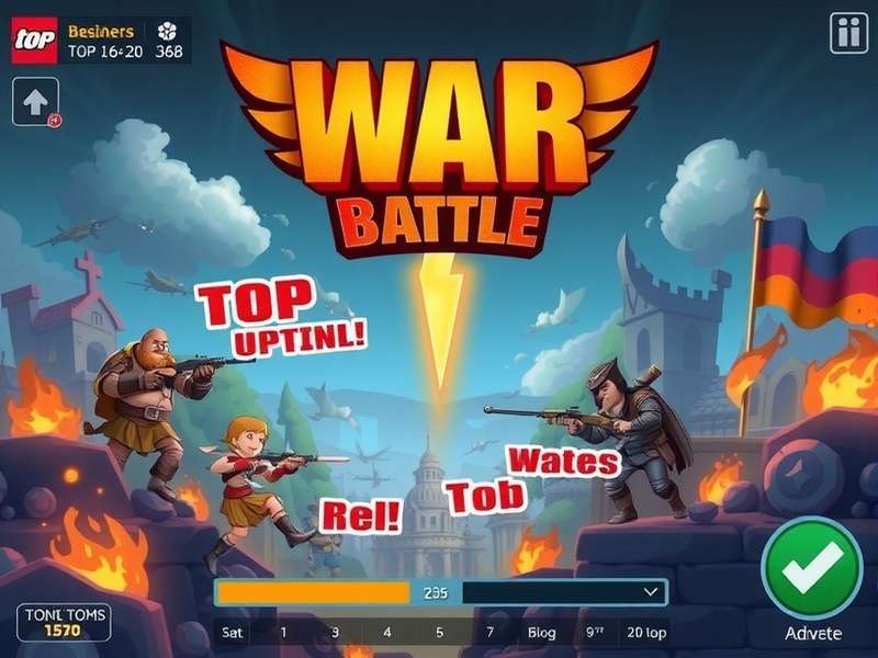 Top War Battle Game Strategy Map showing resource nodes and alliances