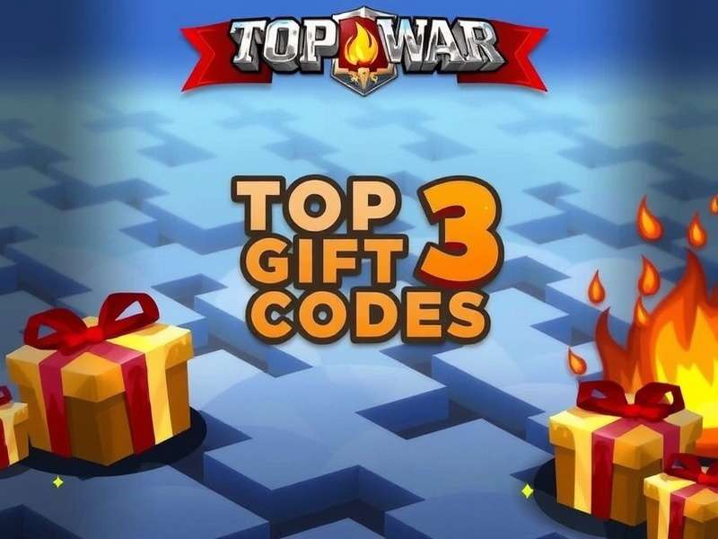 Top War gameplay screenshot showing gift code redemption
