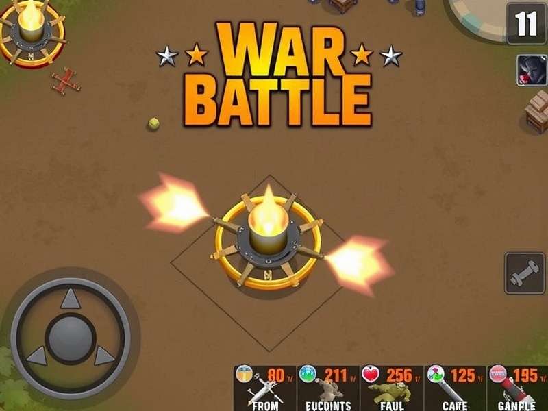 Top War Battle Gameplay on Mobile Device
