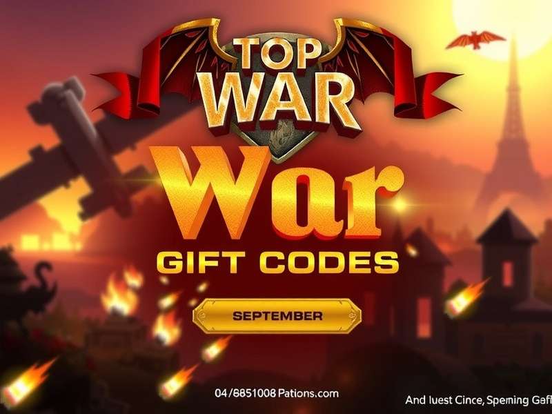 Top War September 2024 Gift Codes Redemption Screen