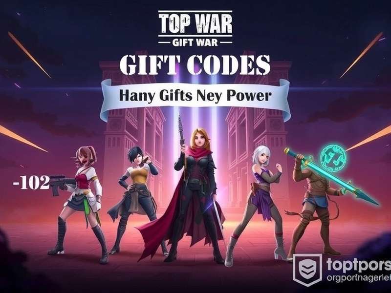 Top War Gift Code Redemption Screen Interface