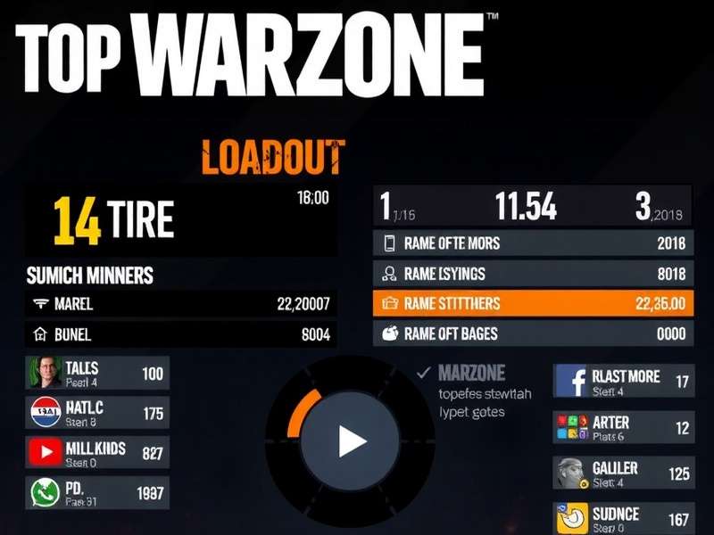 A player's view of a customized assault rifle loadout in Call of Duty Warzone
