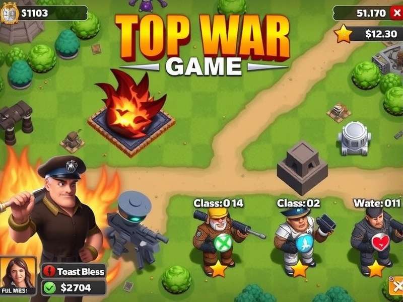 Top War Game immersive gameplay screenshot showing strategic battle map with Indian players