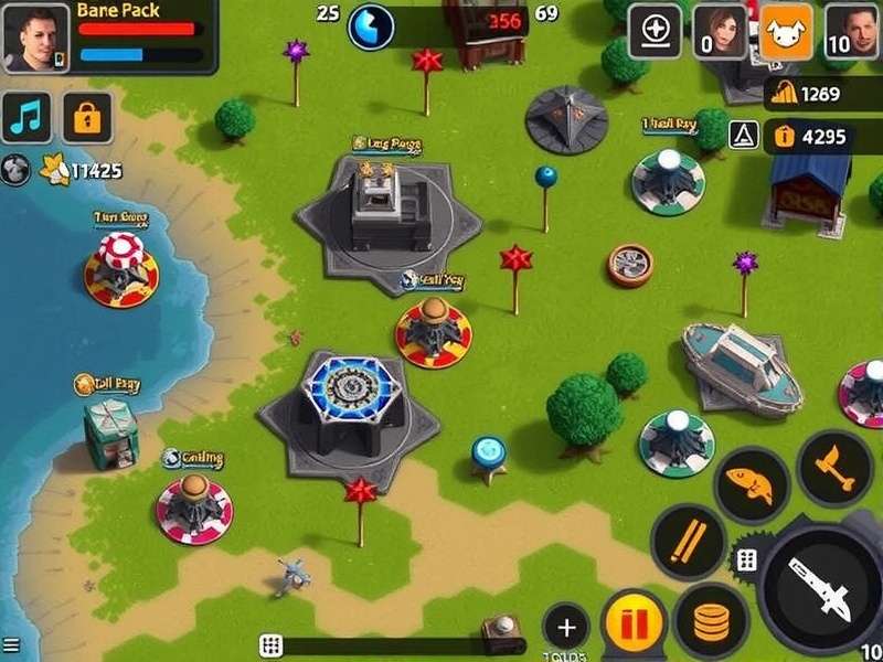 Top War browser game battlefield overview with Indian players