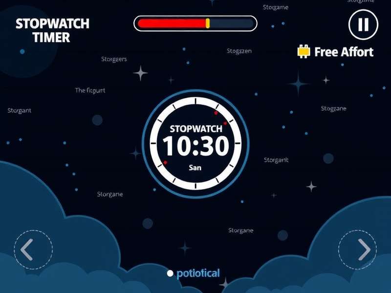 Top War Stopwatch Timer strategic battle interface with clock overlay