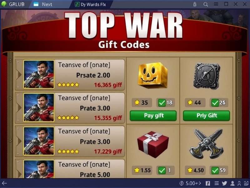Top War gift codes 2025 — exclusive rewards for Indian players